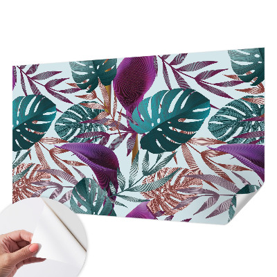 Carta da parati per cameretta Composizione tropicale