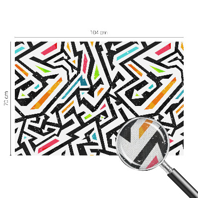 Carta da parati cameretta Mosaico astratto