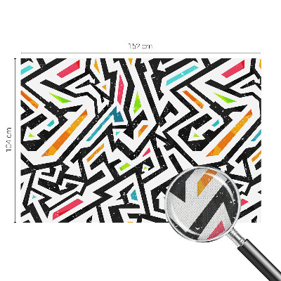 Carta da parati cameretta Mosaico astratto