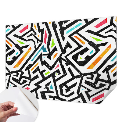 Carta da parati cameretta Mosaico astratto