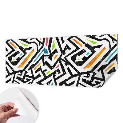 Carta da parati cameretta Mosaico astratto