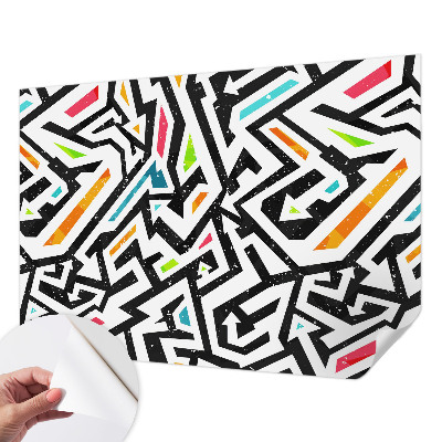 Carta da parati cameretta Mosaico astratto