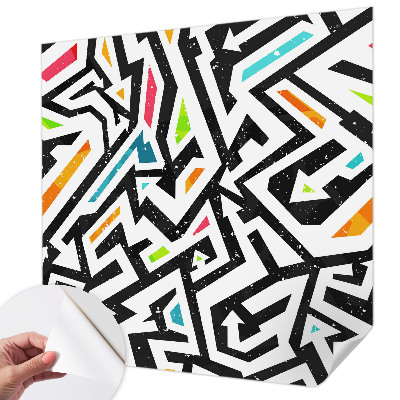 Carta da parati cameretta Mosaico astratto