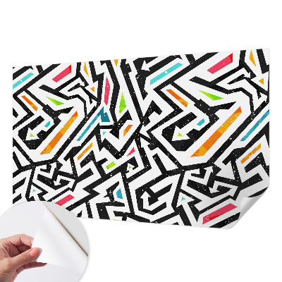 Carta da parati cameretta Mosaico astratto