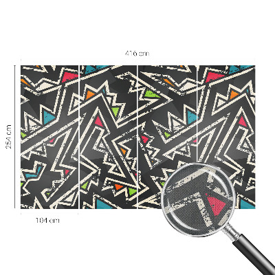 Carta da parati adesiva Geometria energetica