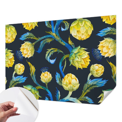 Carta da parati panoramica effetto 3D Virtuoso delle piante