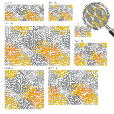 Carta da parati per cameretta Energia floreale