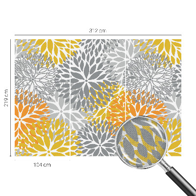 Carta da parati per cameretta Energia floreale