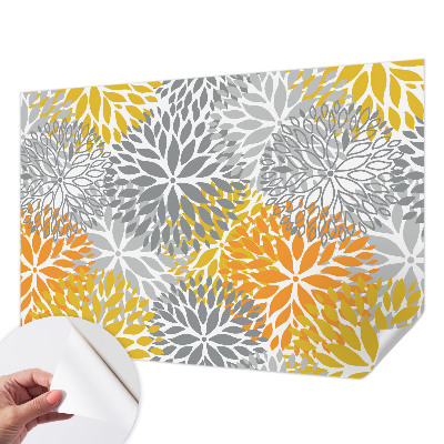 Carta da parati per cameretta Energia floreale