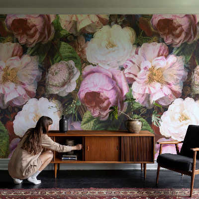 Fotomurale per cameretta Eleganza floreale