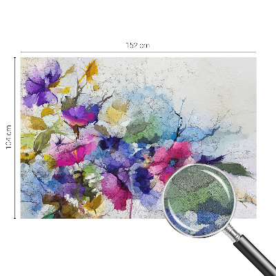 Fotomurale 3D Fiori astratti