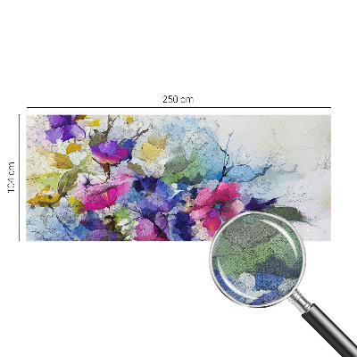 Fotomurale 3D Fiori astratti