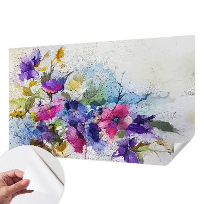 Fotomurale 3D Fiori astratti