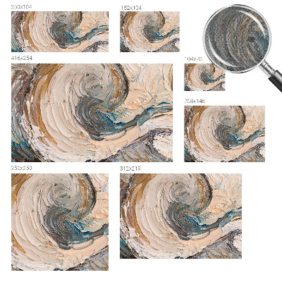 Fotomurale per cameretta Vortici colorati