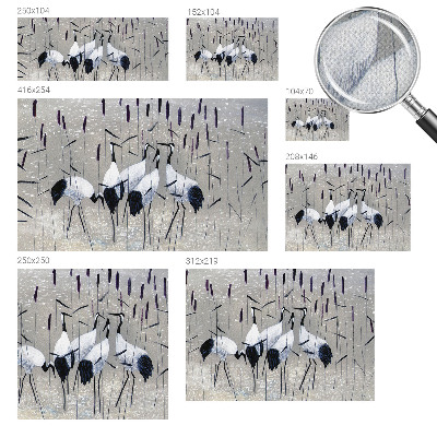 Fotomurale per bambini Gru armoniche