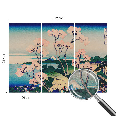Carta da parati 3D fiori di ciliegio