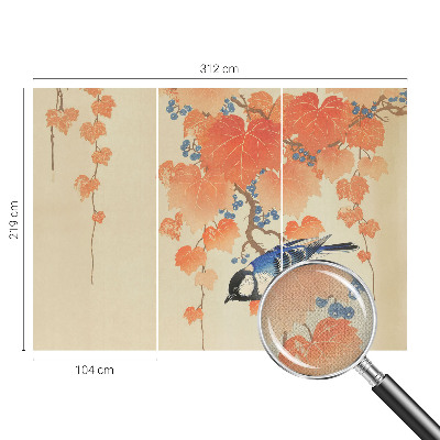 Carta da parati panoramica effetto 3D Wine Harmony