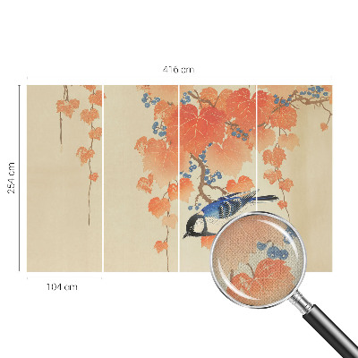 Carta da parati panoramica effetto 3D Wine Harmony