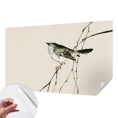 Carta da parati effetto profondità Uccello armonioso