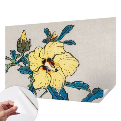 Carta da parati adesiva Fiore giallo