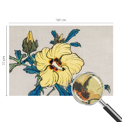 Carta da parati adesiva Fiore giallo