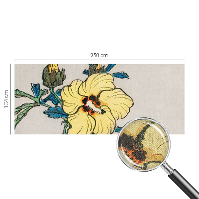 Carta da parati adesiva Fiore giallo