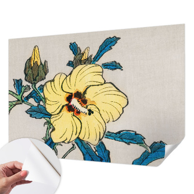Carta da parati adesiva Fiore giallo