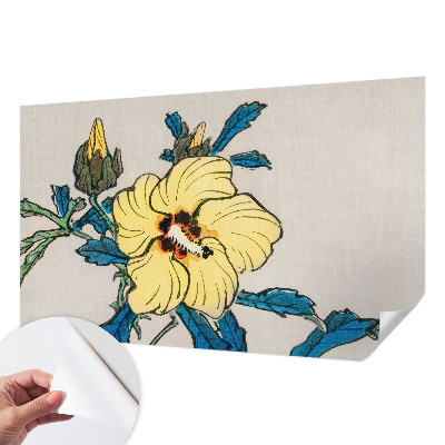 Carta da parati adesiva Fiore giallo