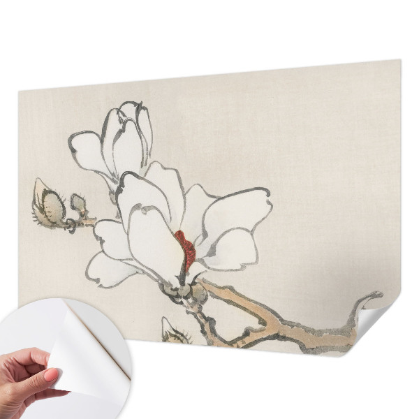 Carta da parati 3D Magnolie delicate
