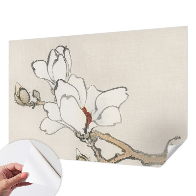 Carta da parati 3D Magnolie delicate