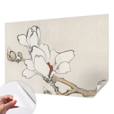 Carta da parati 3D Magnolie delicate
