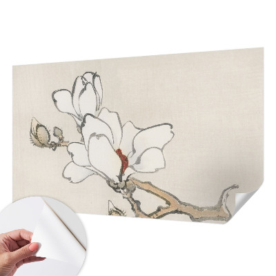 Carta da parati 3D Magnolie delicate