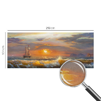 Carta da parati cameretta panorama marino