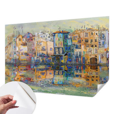 Carta da parati per cameretta città magica