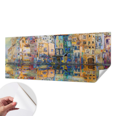 Carta da parati per cameretta città magica