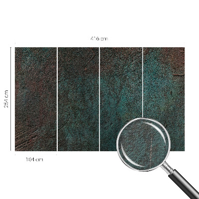 Carta da parati cameretta Superficie rustica