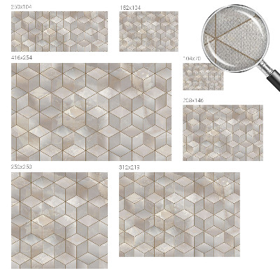 Fotomurale per bambini Mosaico geometrico