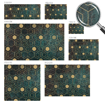 Fotomurale adesivo Esagoni geometrici