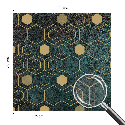 Fotomurale adesivo Esagoni geometrici