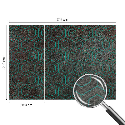 Fotomurale 3D Modello geometrico