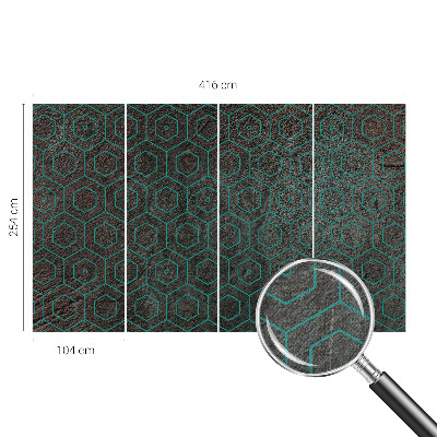 Fotomurale 3D Modello geometrico