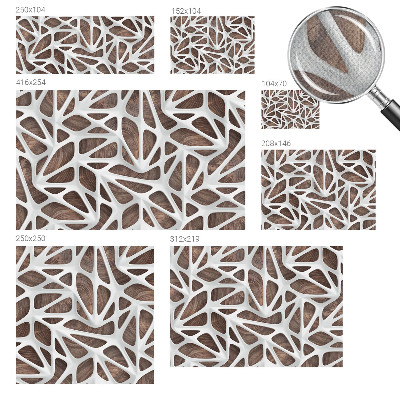 Carta da parati panoramica effetto 3D Armonia dinamica