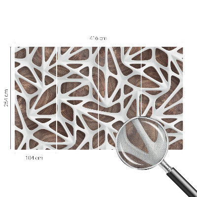 Carta da parati panoramica effetto 3D Armonia dinamica