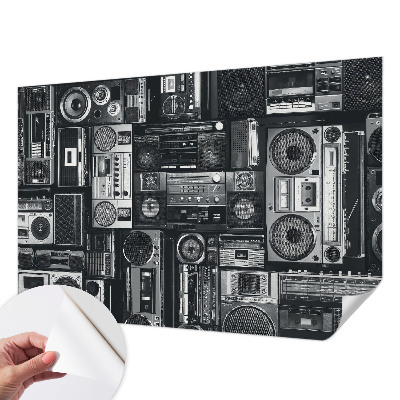 Fotomurale effetto 3D Radio retrò