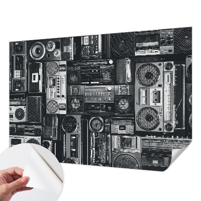 Fotomurale effetto 3D Radio retrò
