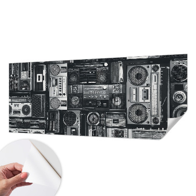 Fotomurale effetto 3D Radio retrò