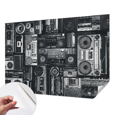 Fotomurale effetto 3D Radio retrò