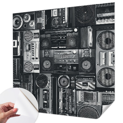 Fotomurale effetto 3D Radio retrò