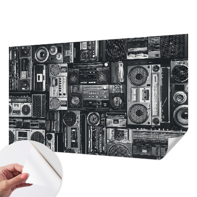 Fotomurale effetto 3D Radio retrò