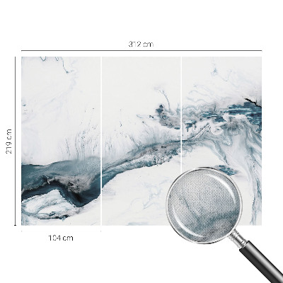 Carta da parati effetto profondità eleganza astratta